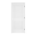 Codel Doors 24" x 80" x 1-3/8" Primed 2-Panel Interior Flat Panel Door with Ovolo Bead 7-1/4" LH Prehung Door 2068pri8082LH10B714